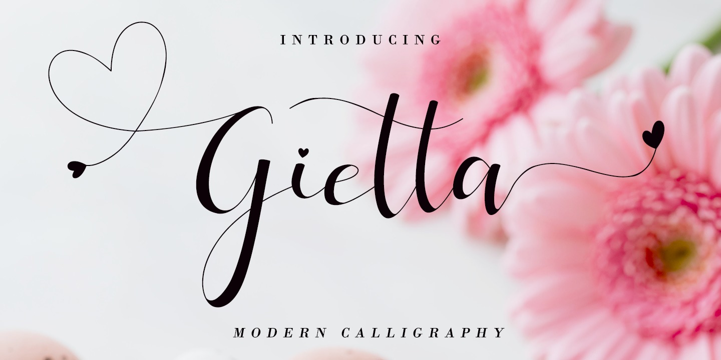 Gietta Font preview